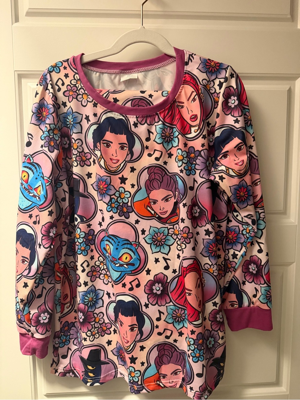 BAMBOO Multi-Color Girls Matching Set Top and Pants